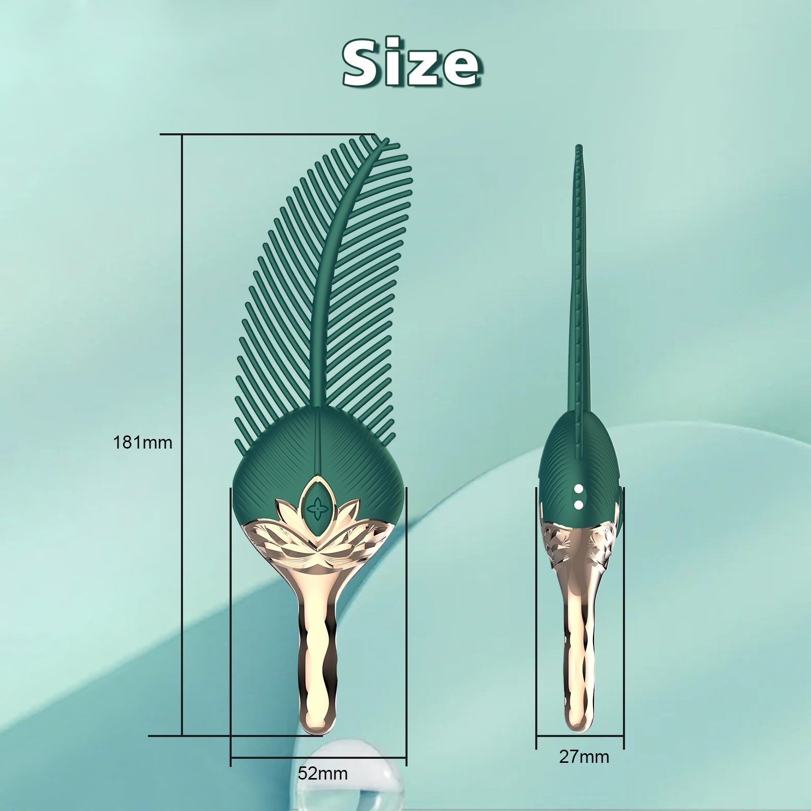 Flappy Feather - Clitoral Stimulator Body Massager Couple Sex Toy With 10 Modes Vibration